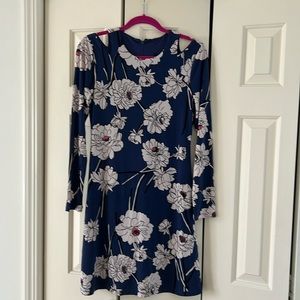 Long sleeve floral dress
